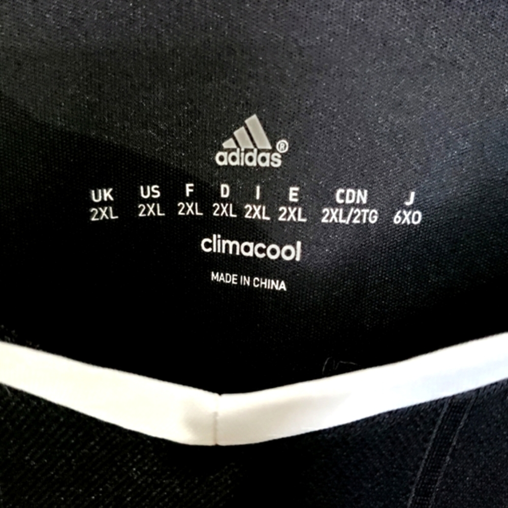 Nwot Set of  2 Adidas Climacool Jerseys Black & Red Striped Longsleeve A… - Picture 10 of 16